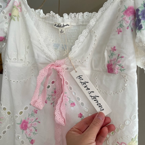 For Love and Lemons Andrea Embroidererd Maxi Dress - Picture 7 of 10